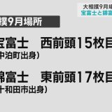 大相撲9月場所の番付発表　宝富士（青森・中泊町出身）と錦富士（青森・十和田市出身）は幕内残留