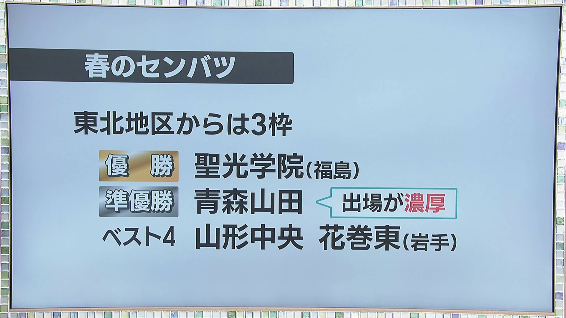 高校野球 秋の東北大会　青森山田は聖光学院（福島）に敗れ、大会連覇ならず